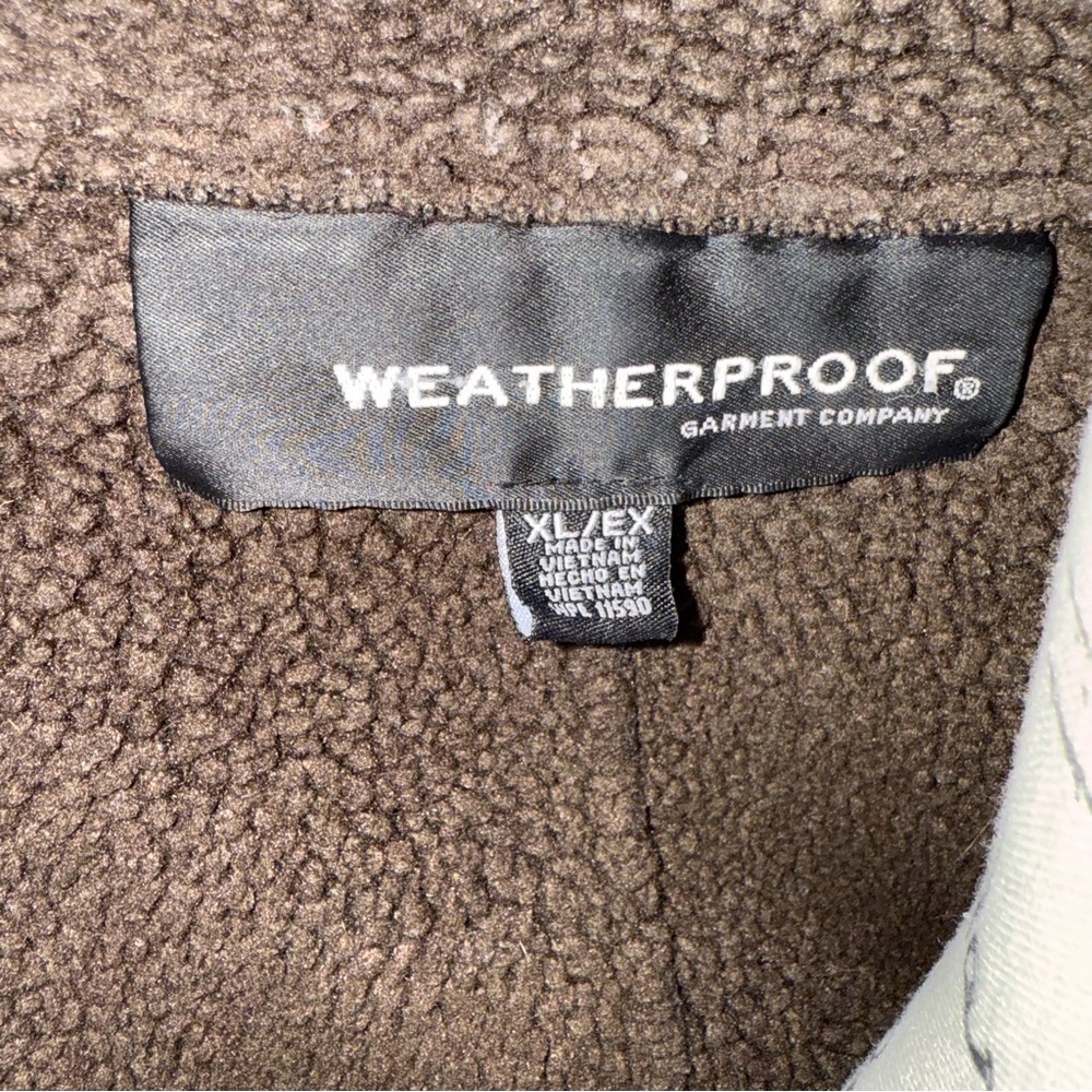 Weatherproof Women's Dark Brown Faux Suede Coat, XL - Picture 8 of 8